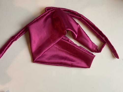 Customer photo review of Silky Stretch Satin