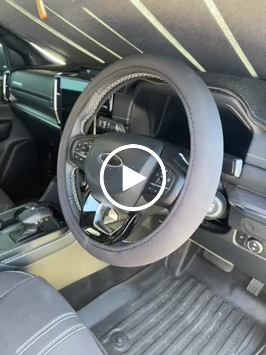 Customer video review of Sharkskin Universal Steering Wheel Cover
