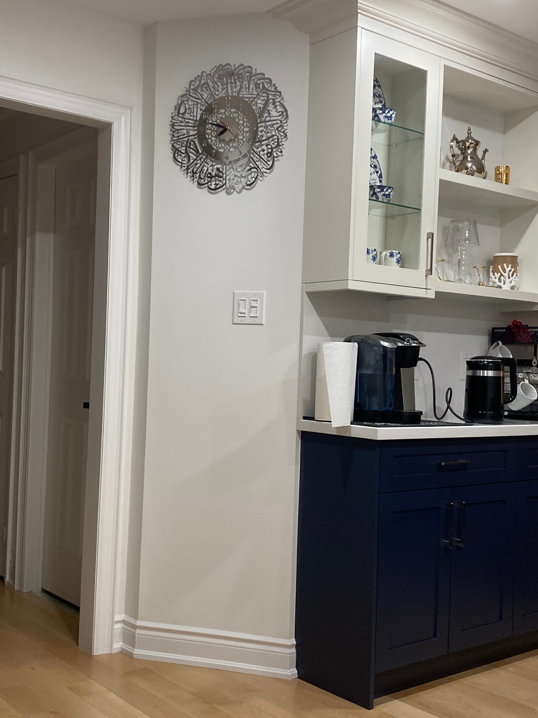 Customer photo review of Surah Al Ikhlas Shiny Metal Clock Islamic Wall Art