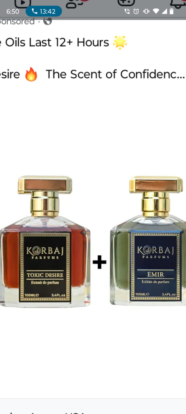 Customer photo review of Korbaj TOXIC DESIRE - Extrait de Parfum 100ml