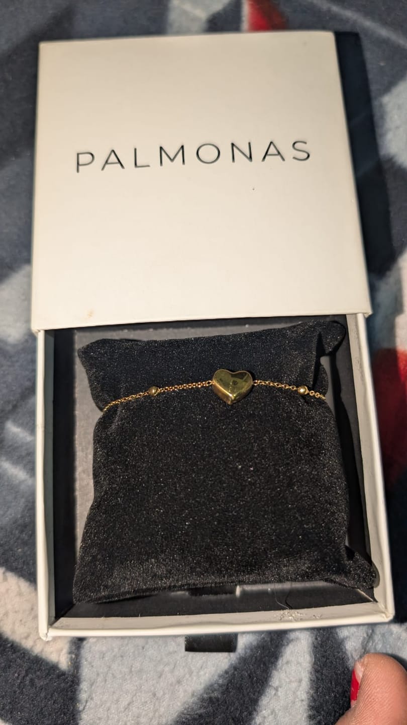 Customer photo review of Heart Charm Bracelet