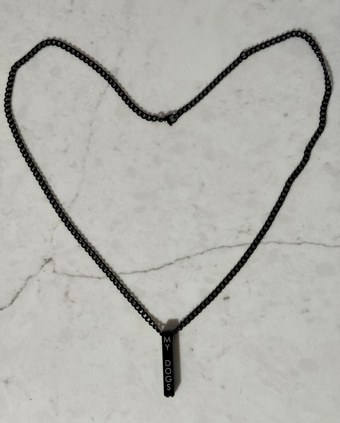 Customer photo review of Matte Rectangle Bar Urn Pendant