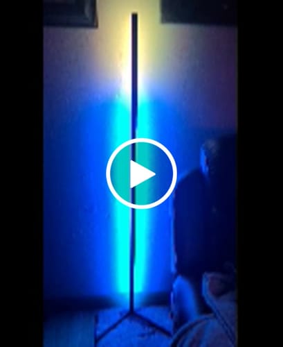 Customer video review of LITE TOWER - MODERN STYLED LED CORNER LAMP