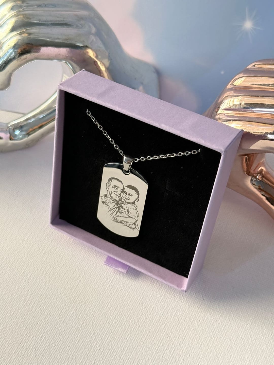 Customer photo review of Collar Personalizado + Foto Polaroid Gratis 🌟 | Amigo Fiel 💘