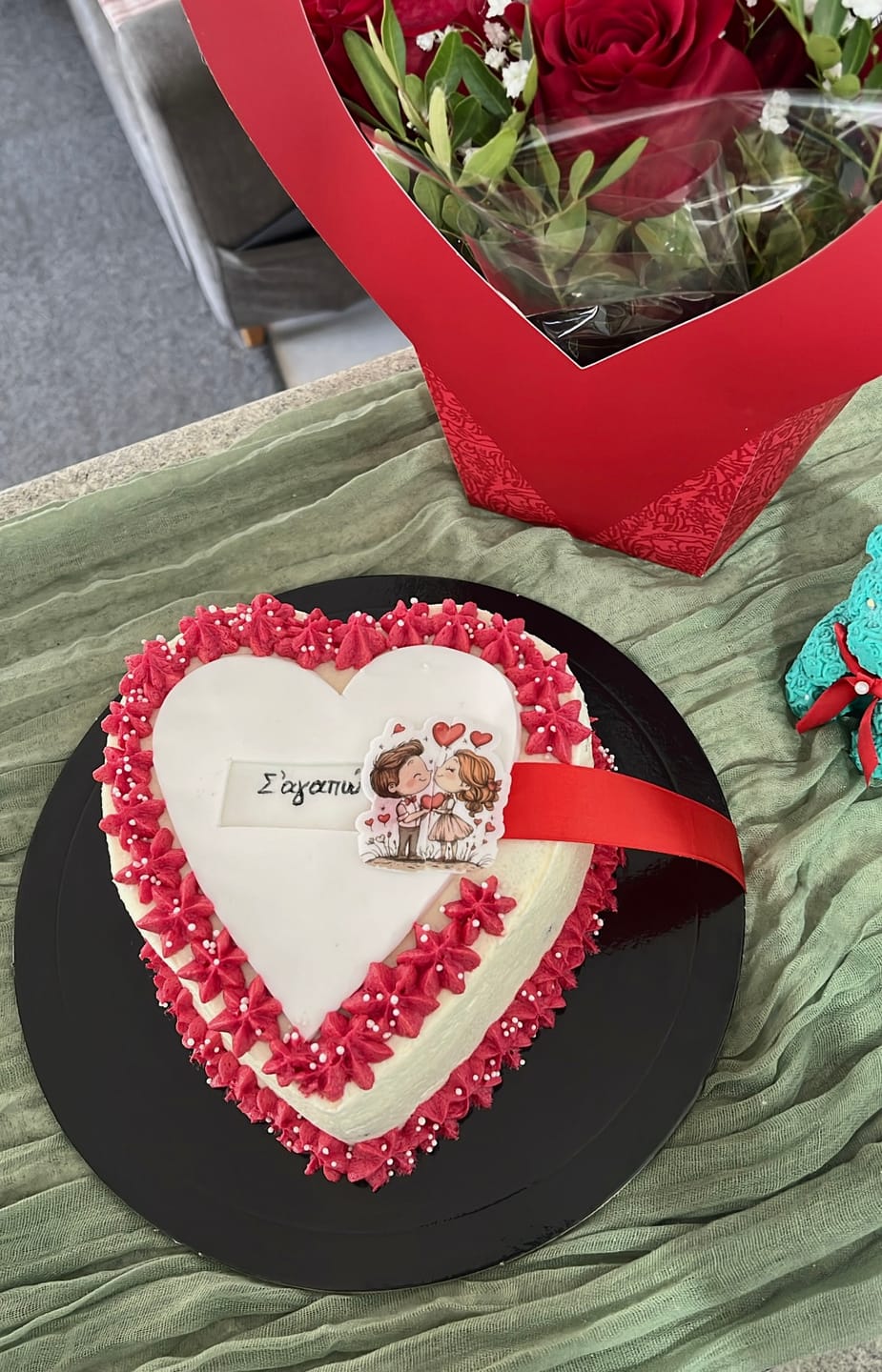Customer photo review of Βρώσιμα σχέδια σετ Love is in the air 20 τεμ.