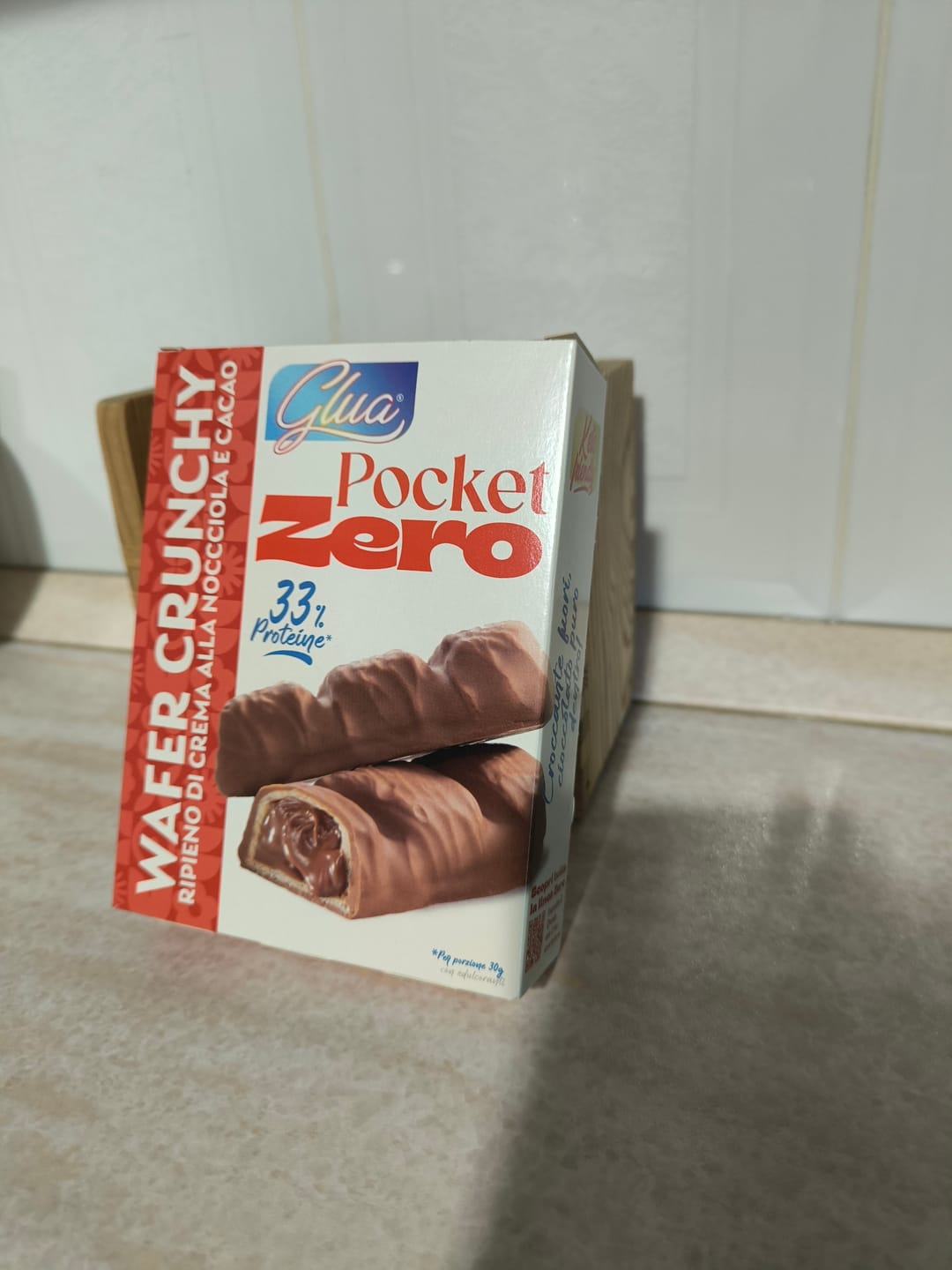 Customer photo review of Pocket ZERO Wafer crunchy con crema alla nocciola e cacao