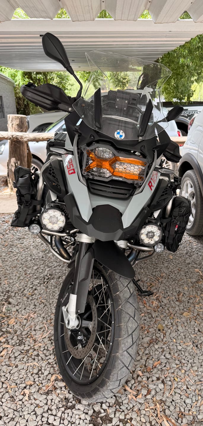 Customer photo review of Under Nose Mount for Motorcycle Lights