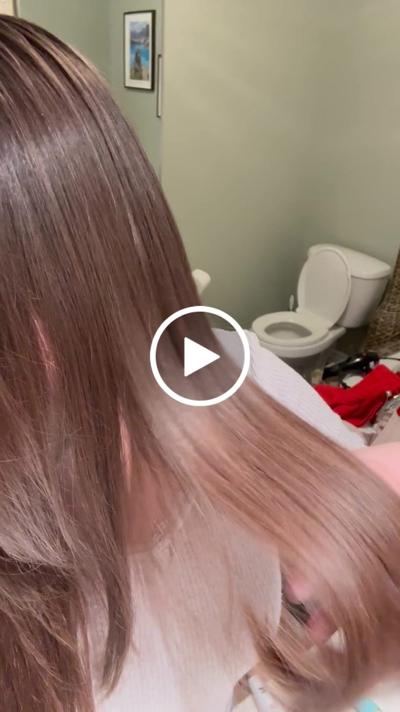 Customer video review of Hair Mask - Extra Shine & Hydratation