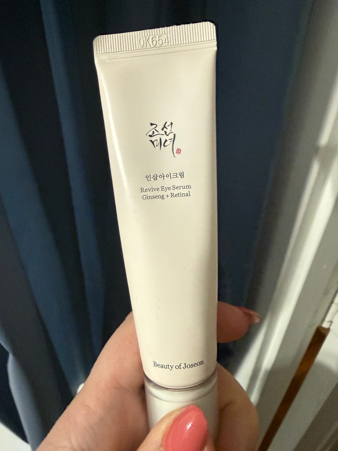 Customer photo review of Krēms ādai ap acīm ar žeņšeņu un retinālu Beauty Of Joseon Revive Eye Serum Ginseng + Retinal