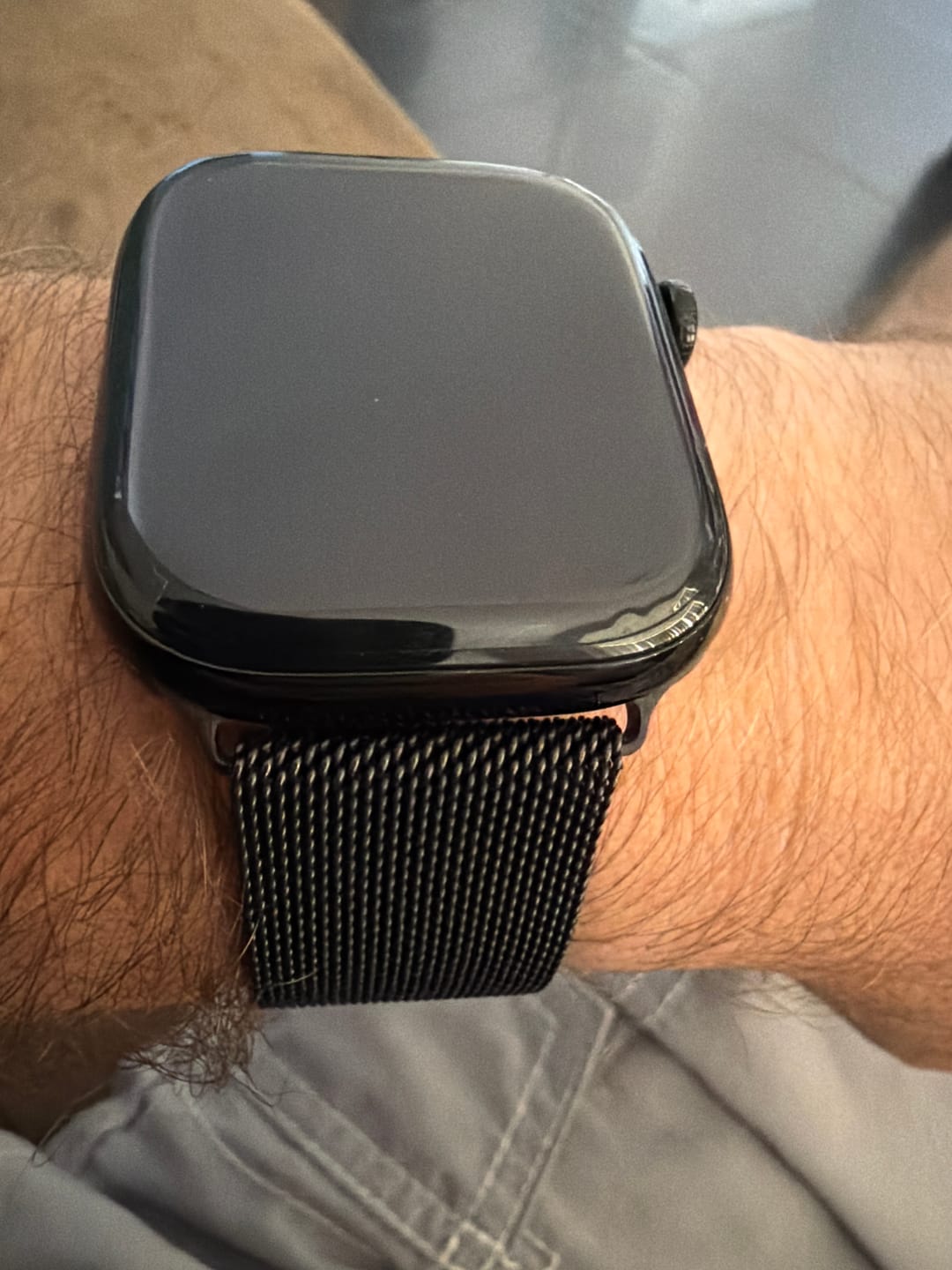 Customer photo review of Tough On Screen Protector 2 Pack for Apple Watch with Installation Kit