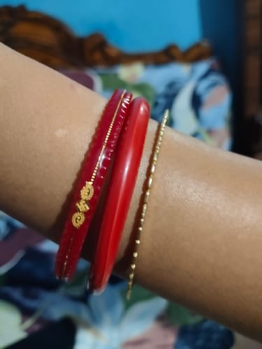 Customer photo review of Divya Shringar Red - A decent Charm