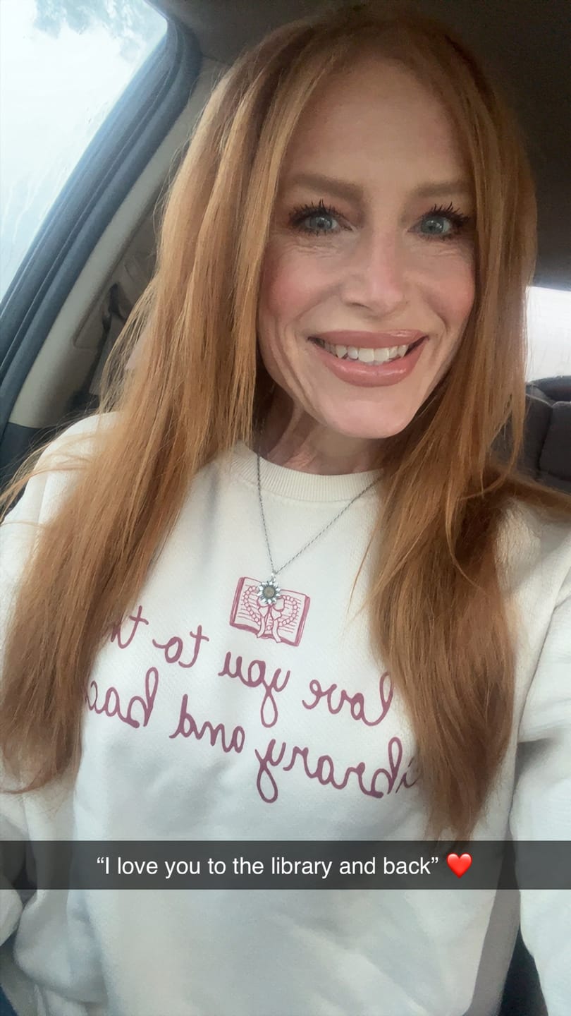 Customer photo review of I Love You To The Library And Back