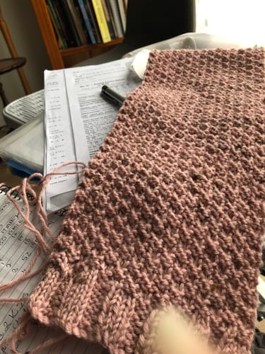 Customer photo review of Winter Warmers Pattern Book 1310
