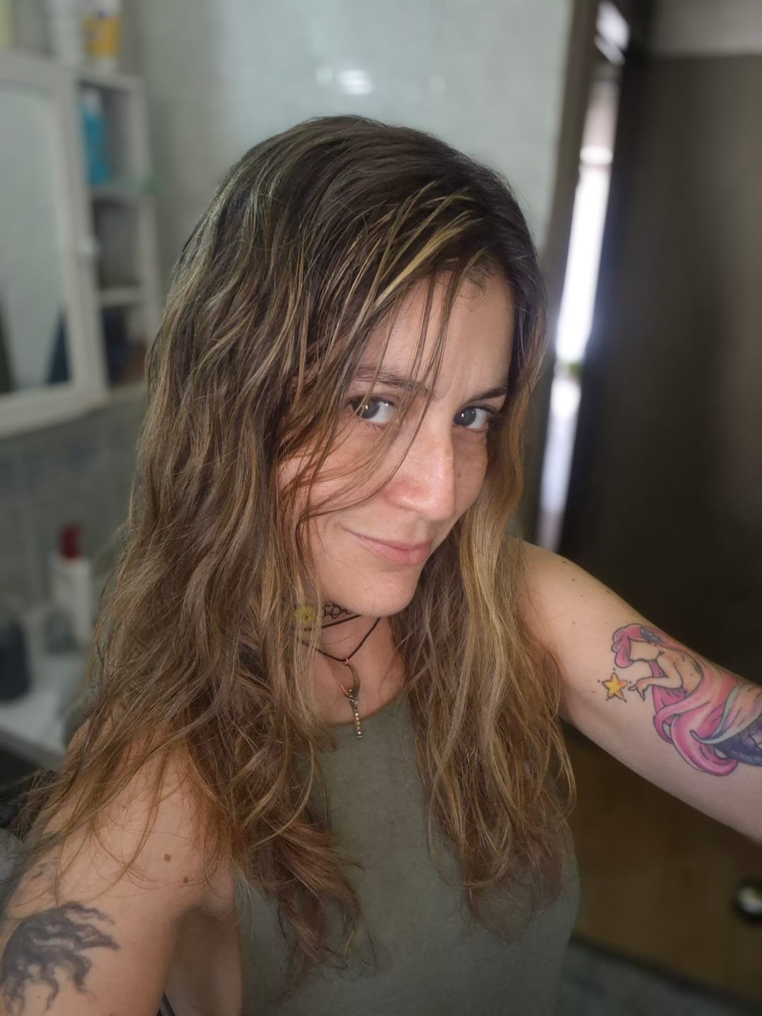 Customer photo review of Mascarilla Matizadora Platinum 300 g