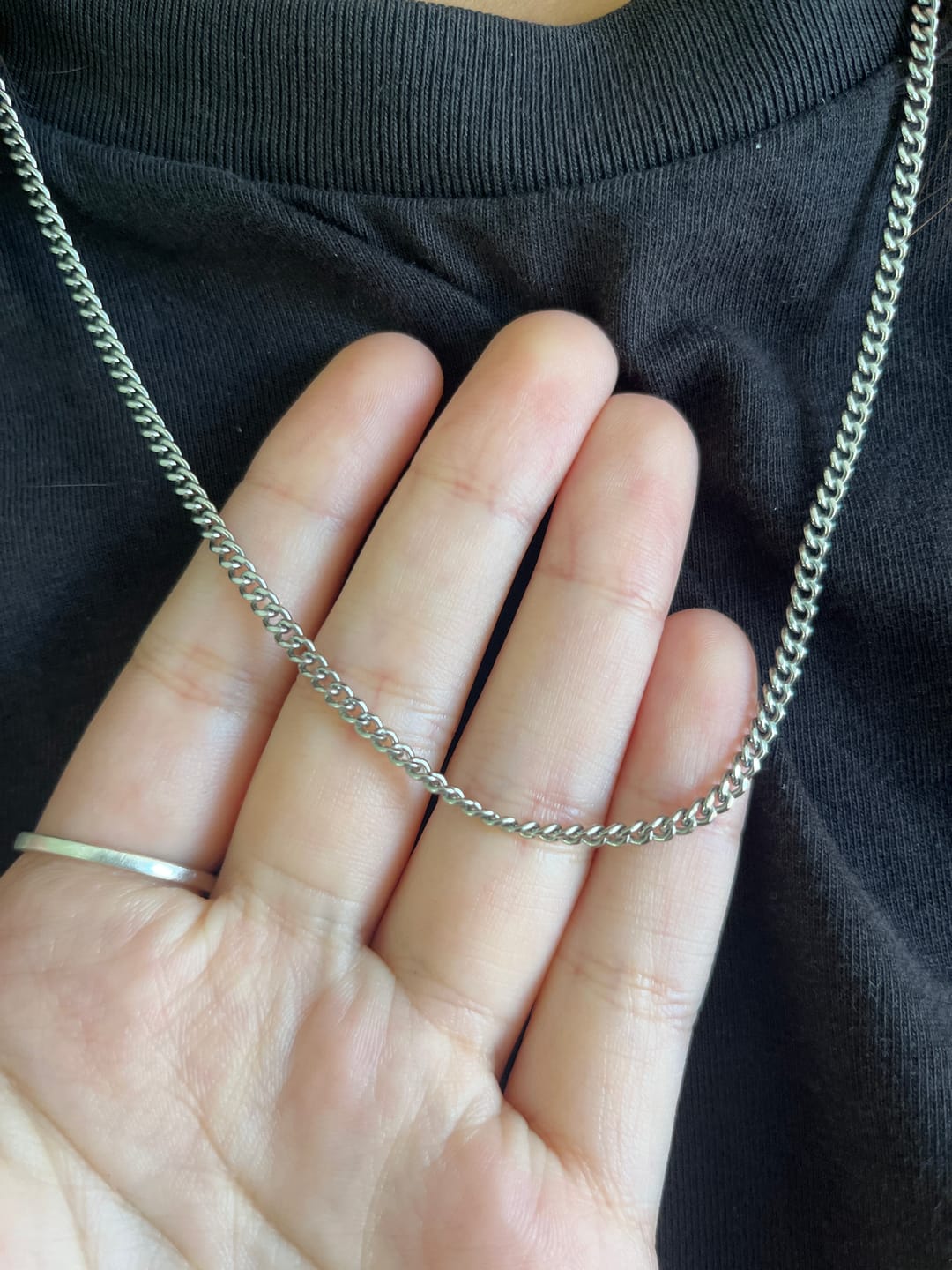 Customer photo review of Cadena Miami Cuban 3mm