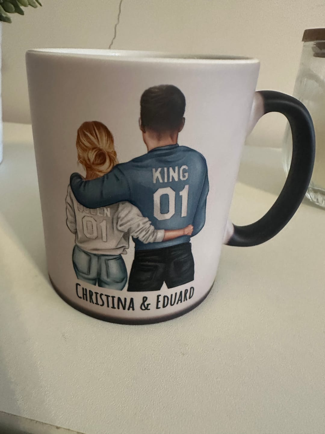 Customer photo review of Jeden Tag - Paar-Tasse