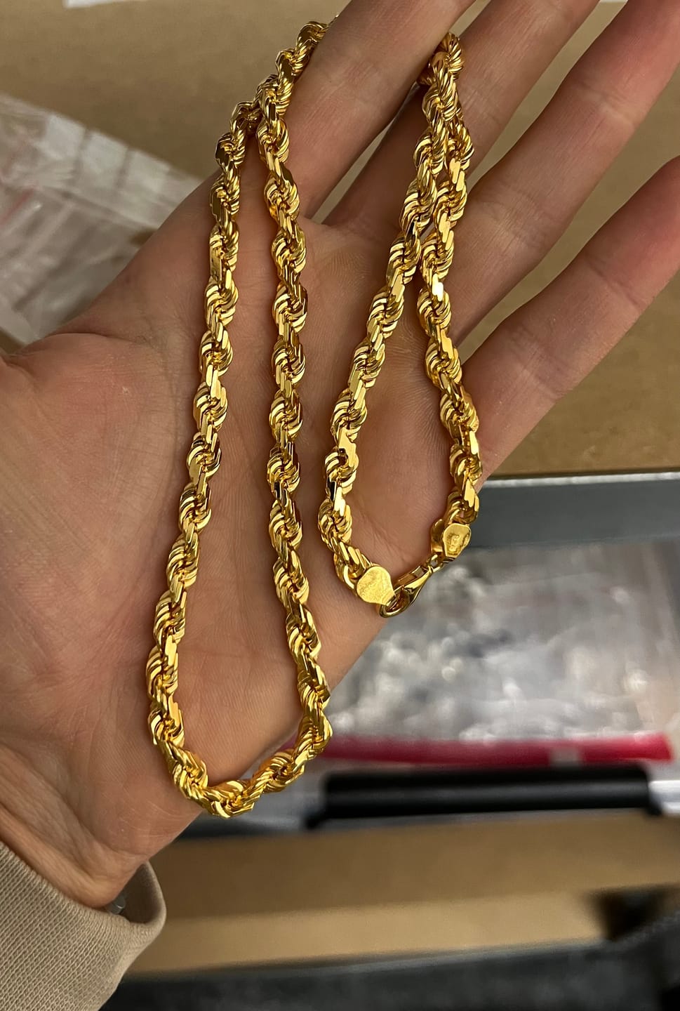 Customer photo review of Diamond Cut Cordell Halsband 6mm - 925 silver