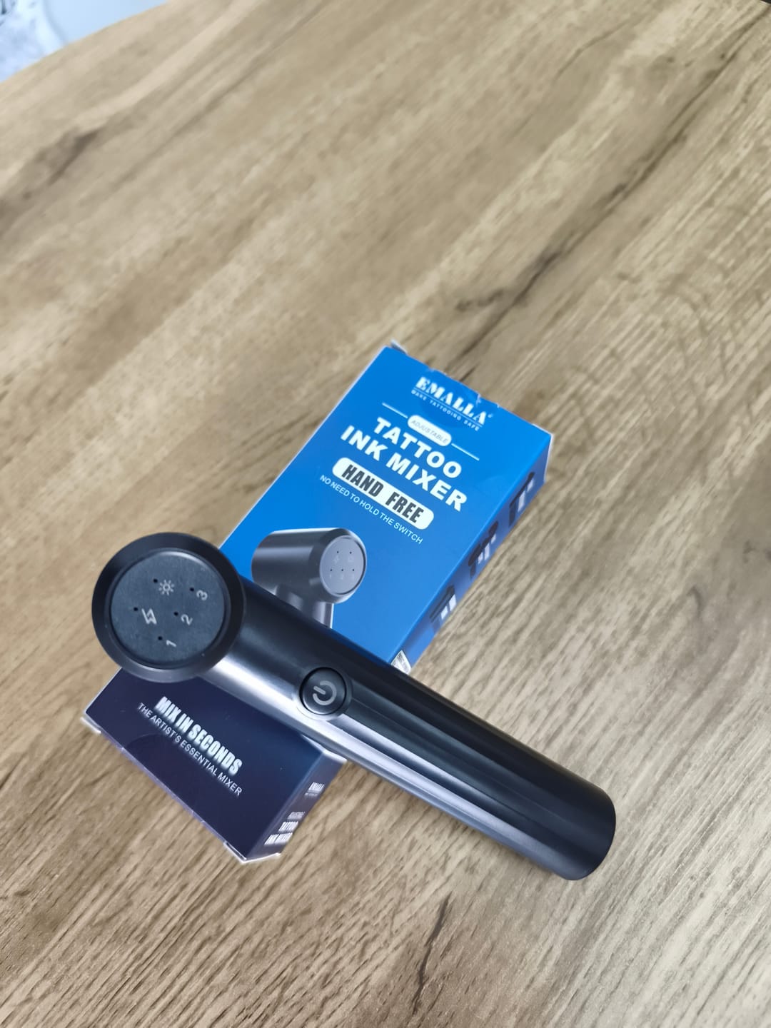 Customer photo review of EMALLA Adjustable Tattoo Ink Mixer