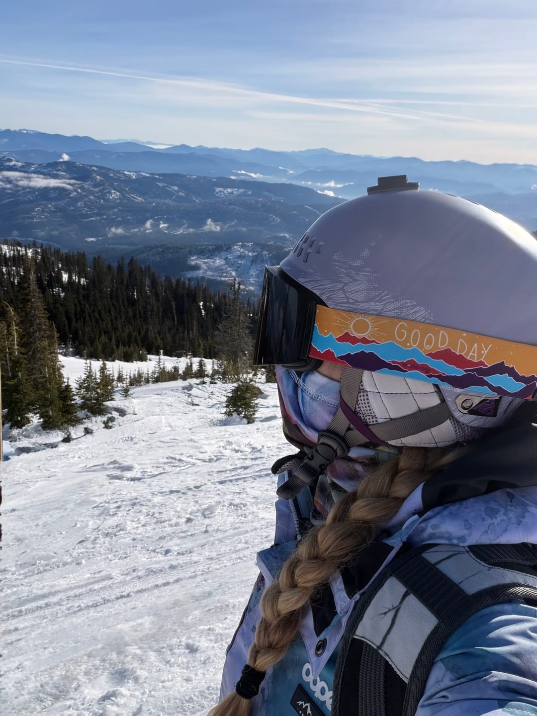Customer photo review of The Valorie Snow Goggle - Photochromic Black Lens