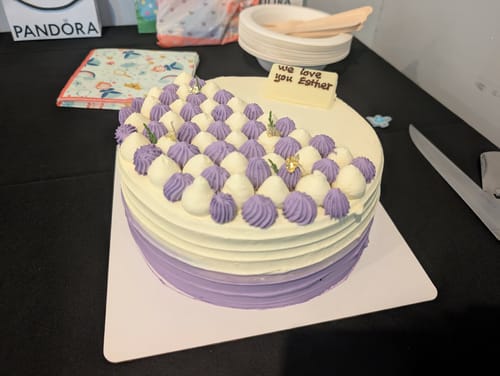Customer photo review of [CHEF FAVOURITE] Pure Taro Cake