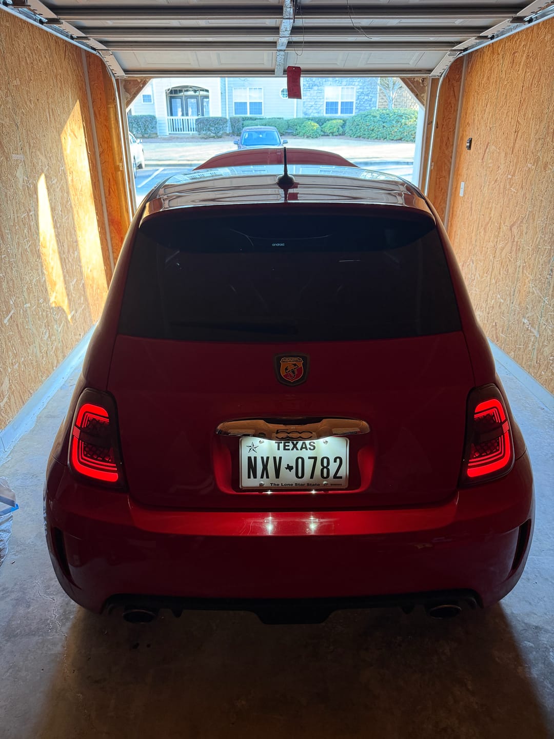 Customer photo review of Fari LED Posteriori Abarth & Fiat 500 (2008-2024)
