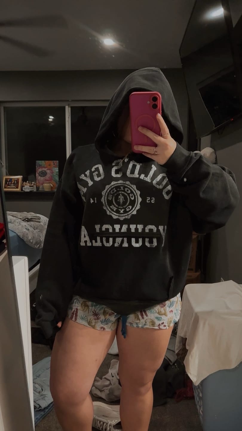 Customer photo review of 5167 - Gold's Iron Legacy Crest Hoodies
