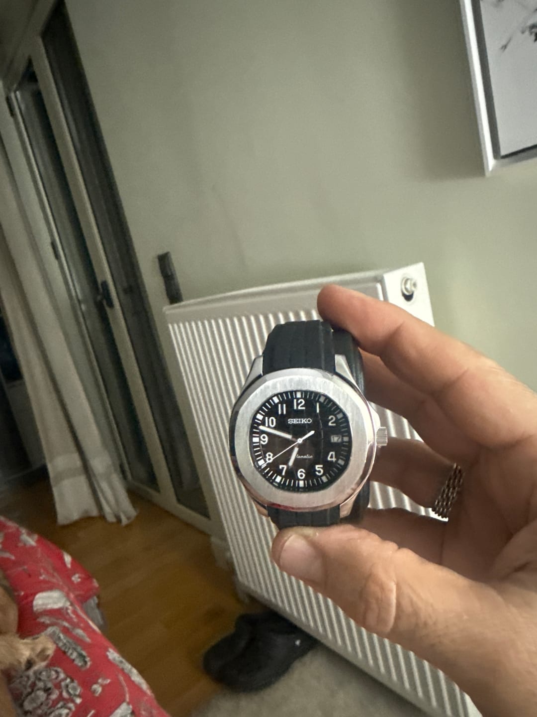 Customer photo review of Custom Seiko Aquanaut Inspired with Black Dial