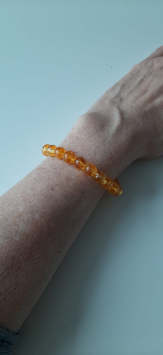 Customer photo review of Citrin Armband - Lebensfreude