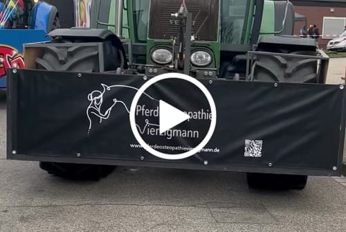 Customer video review of Banner inkl. Druck