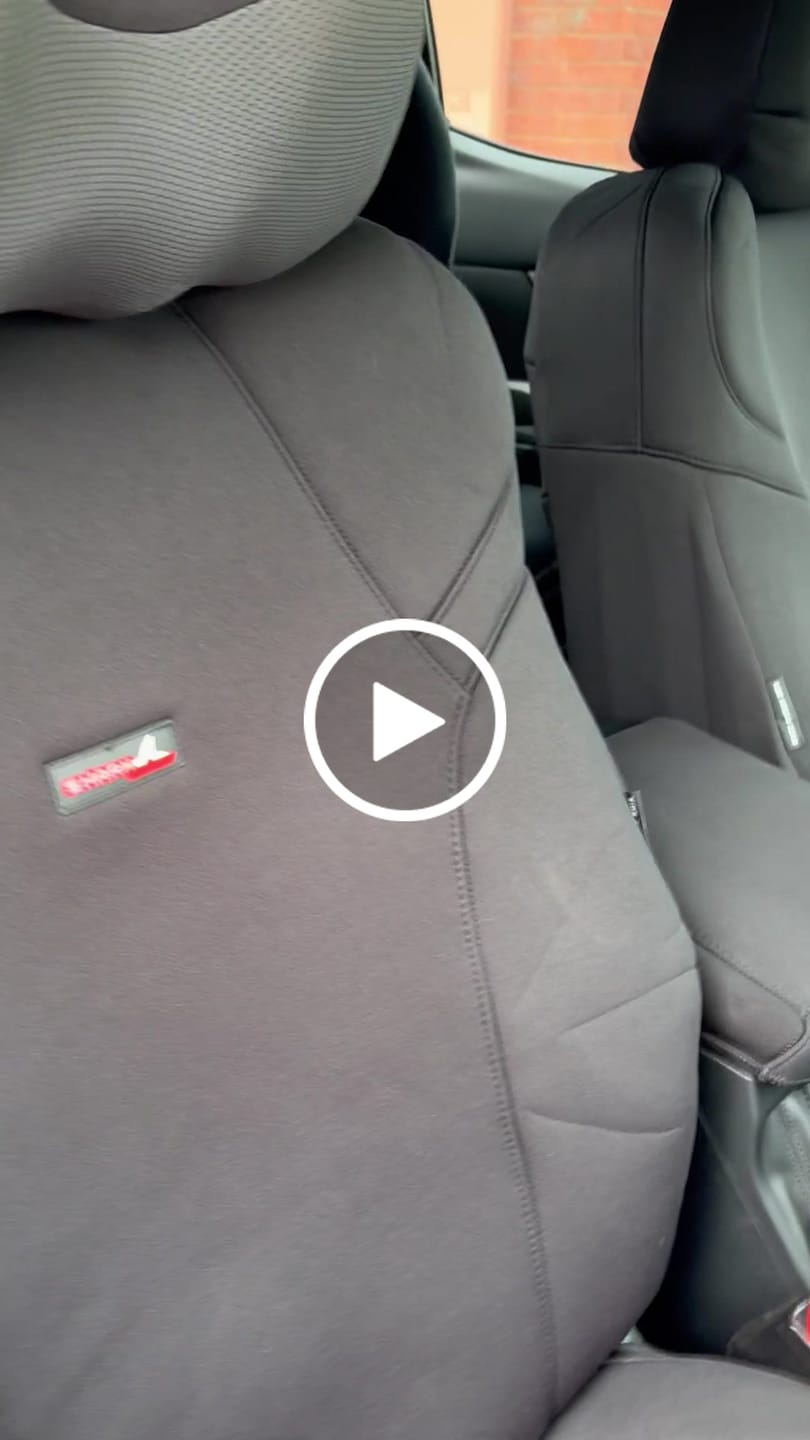 Customer video review of Sharkskin PLUS Seat Covers for Mazda BT-50 Dual cab (July/2020-On)