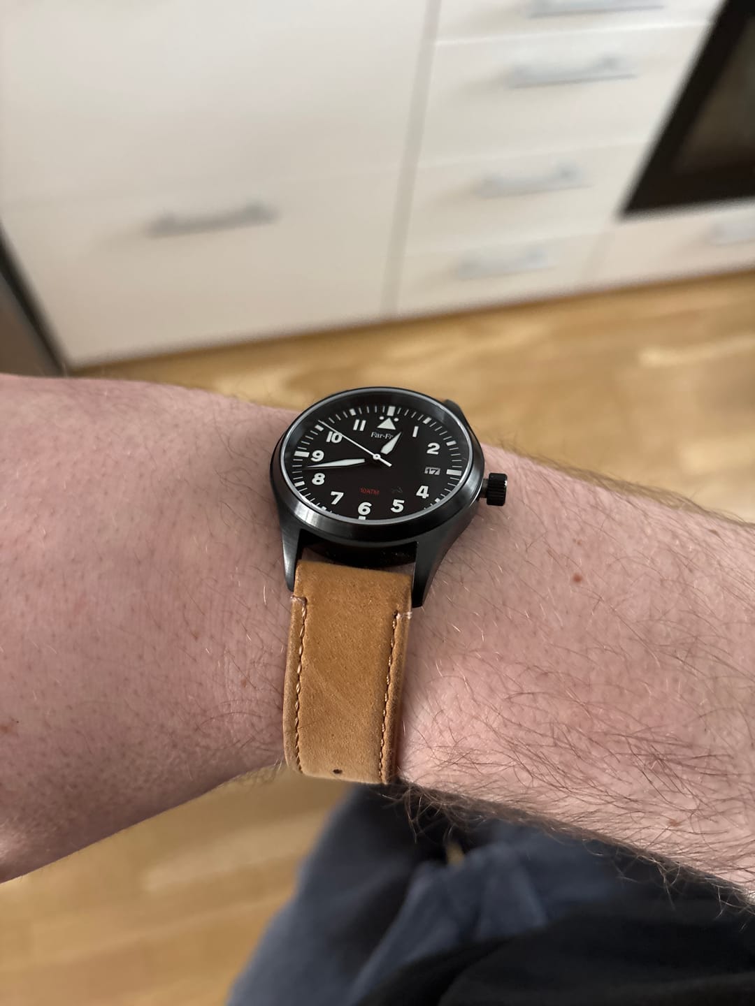 Customer photo review of Far-Far Skinnreim Khaki