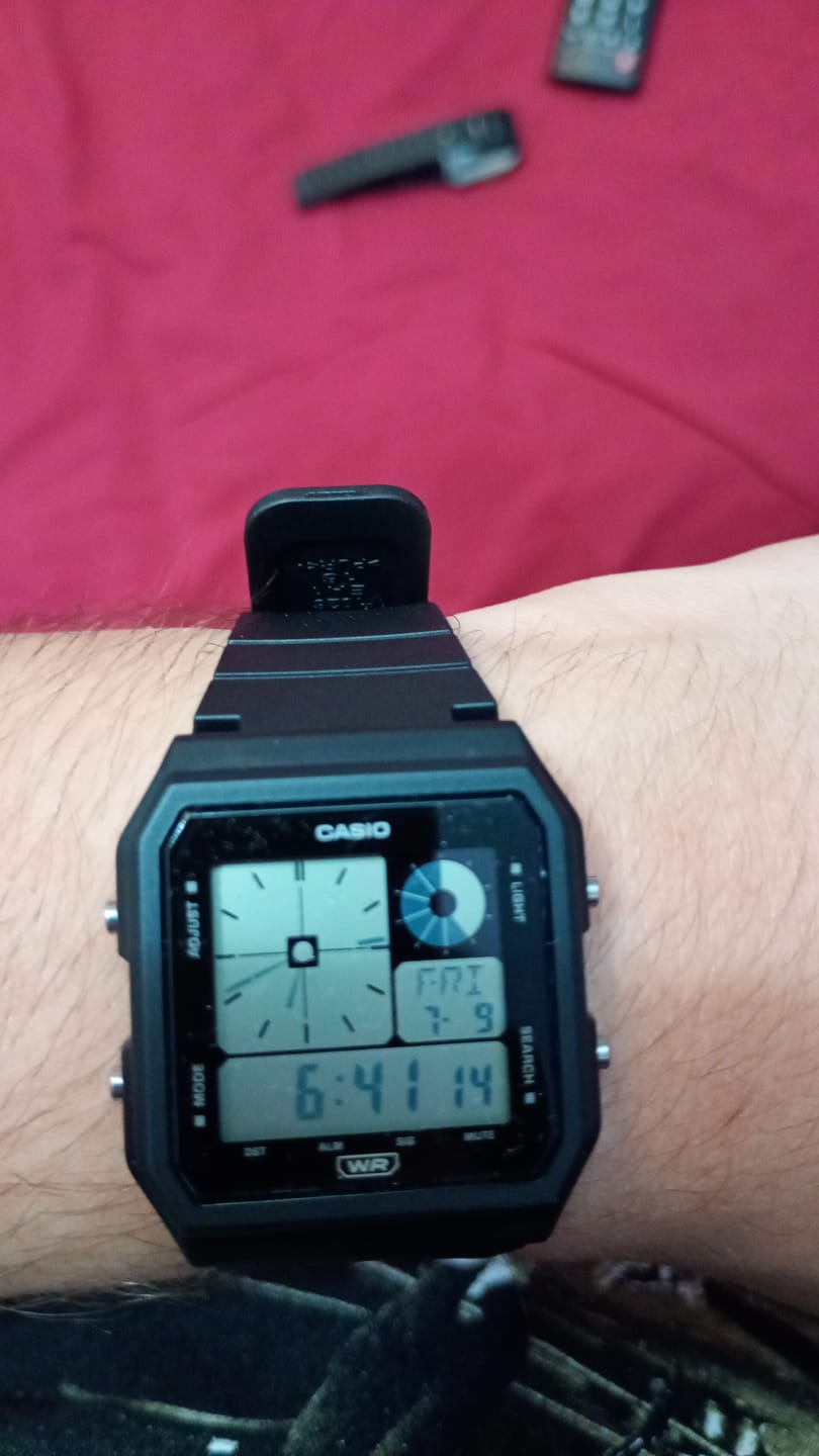 Customer photo review of Reloj Casio Vintage LF-20W-1ADF Twin-Graph Reissue Resina