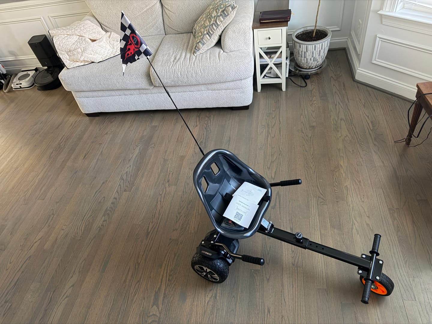 Customer photo review of Gyroor G2 Balancing Scooter  & K2 Go Kart and Seat