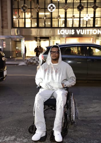 Customer photo review of Righteous 3:16 Distressed Hoodie Grey