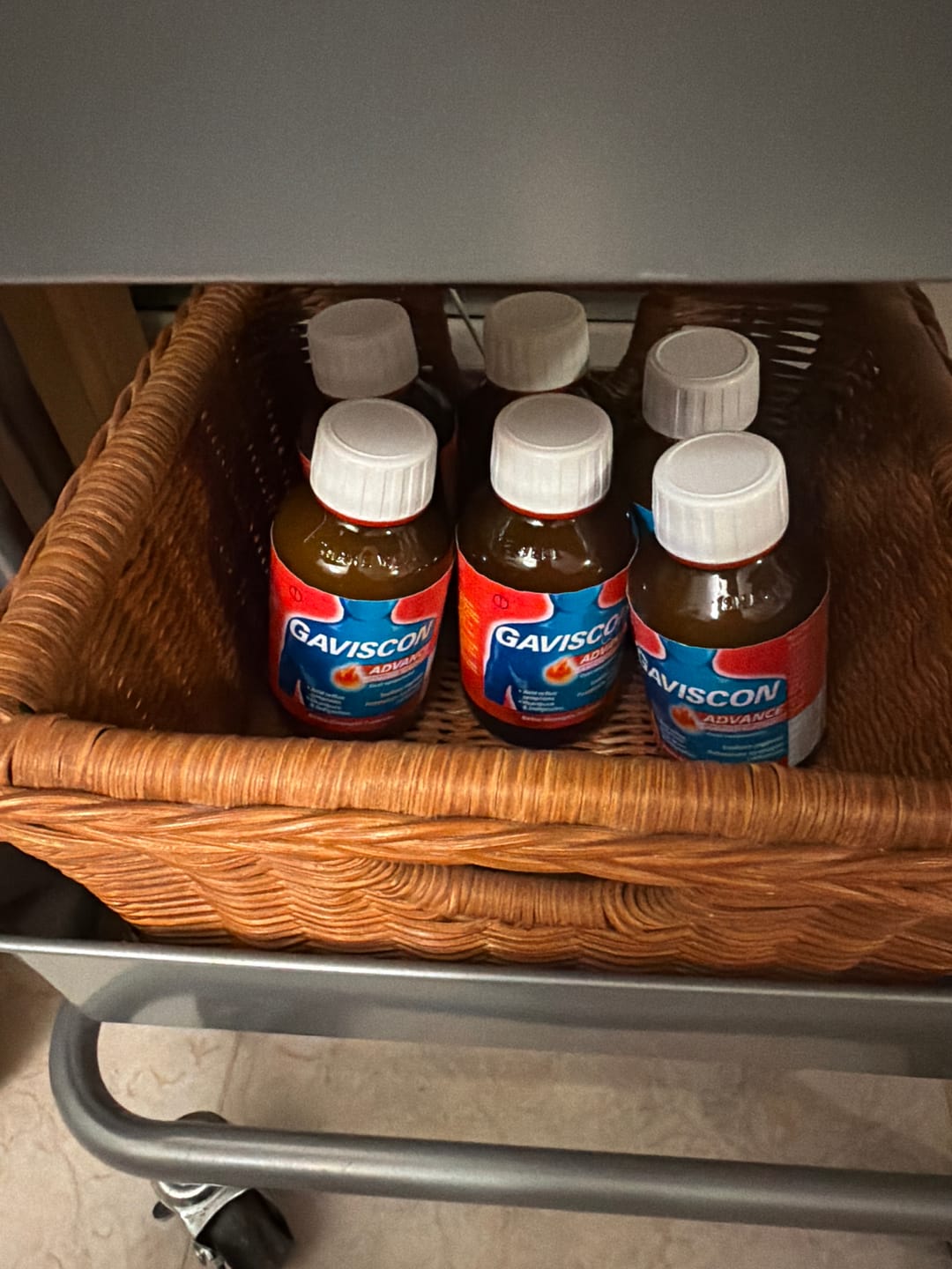 Customer photo review of Gaviscon Advance Aniseed Flavour Oral Suspension,250ml 6 Pack