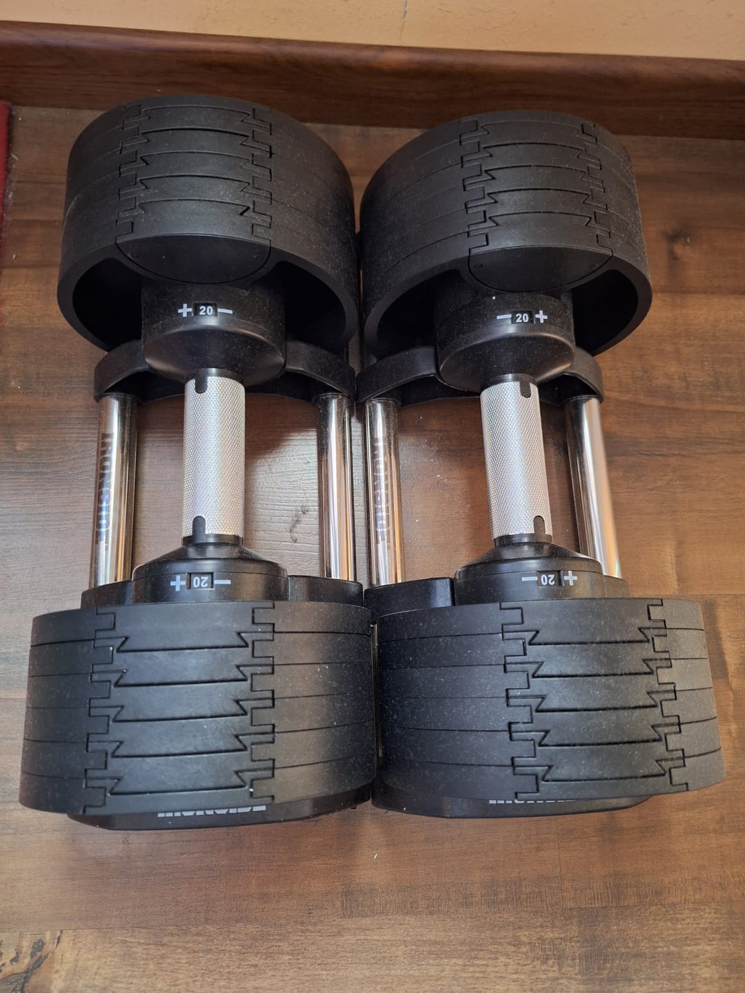 Customer photo review of Mancuerna Ajustable 20 kg IRONSIDE Block