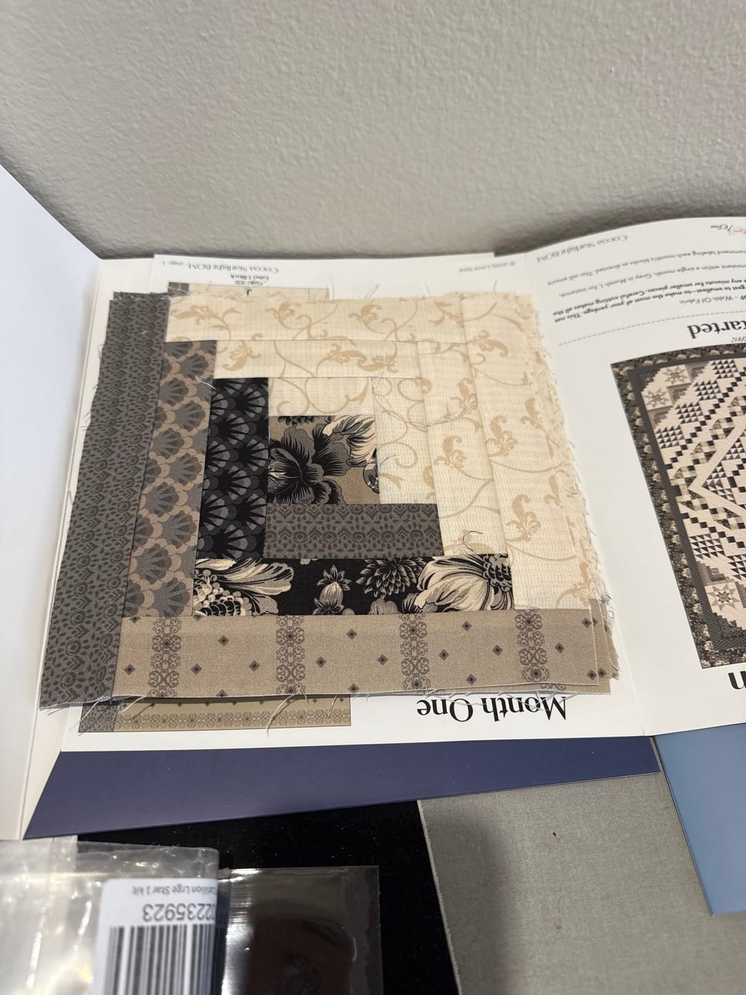 Customer photo review of Block Of The Month - Cotillion (109.5" x 109.5")