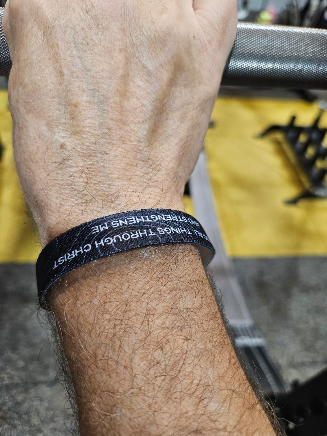 Customer photo review of Daily Bible Verse Wristband