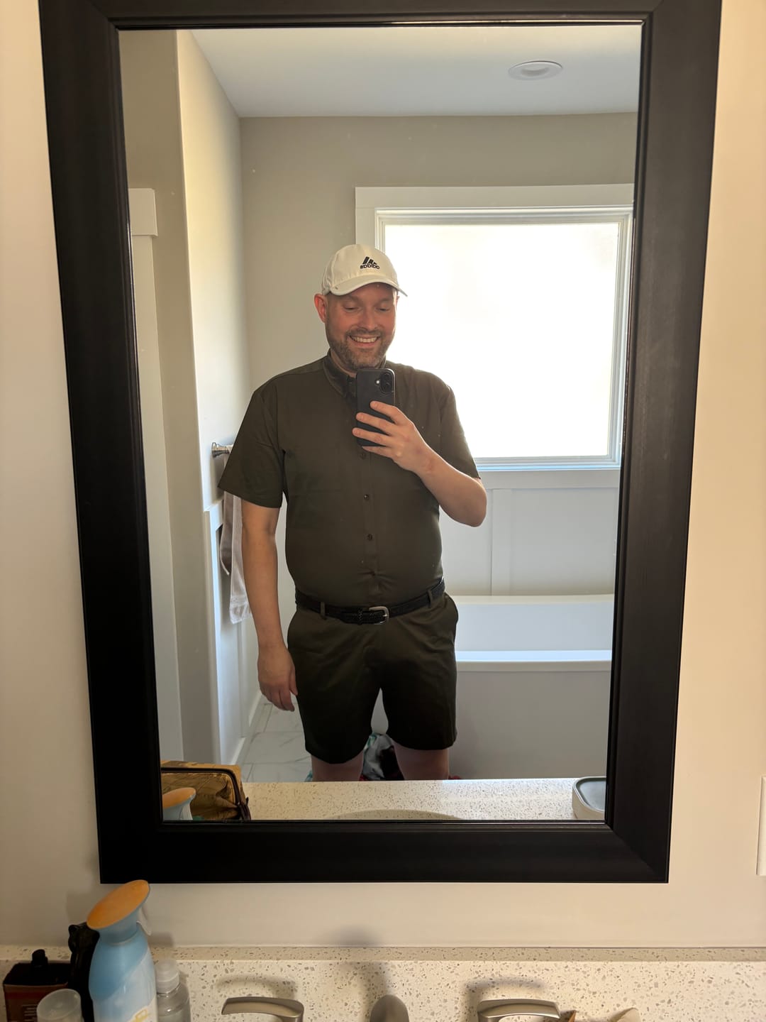Customer photo review of Olive Men's Romper