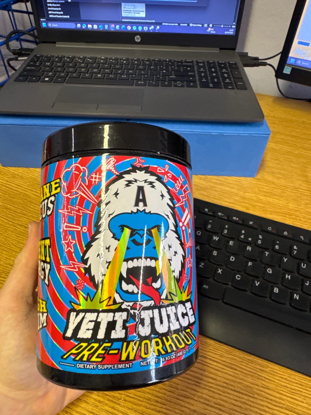 Customer photo review of New Yeti Juice® Cherry Raspberry