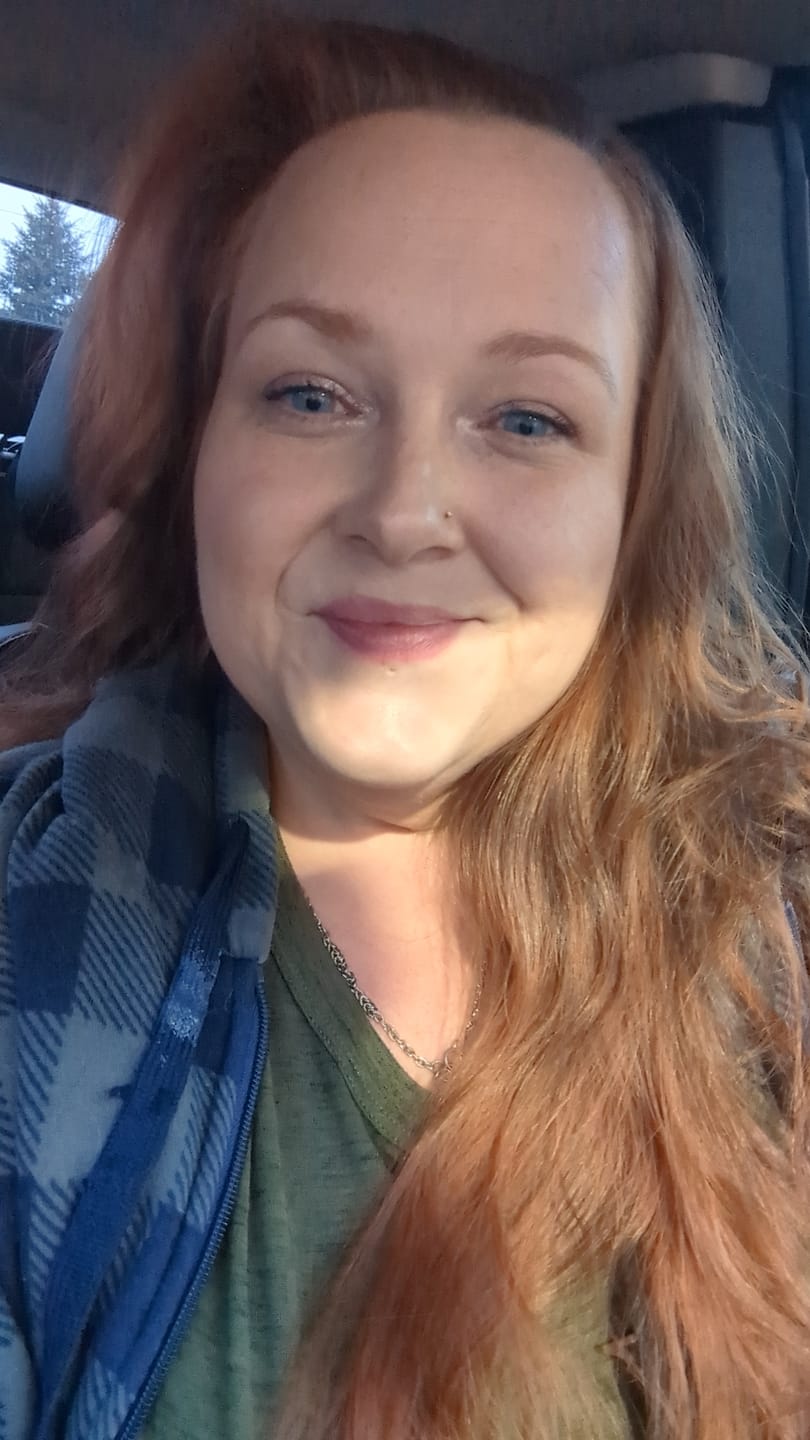 Customer photo review of Clover Blue Prescription Colored Contact Lenses