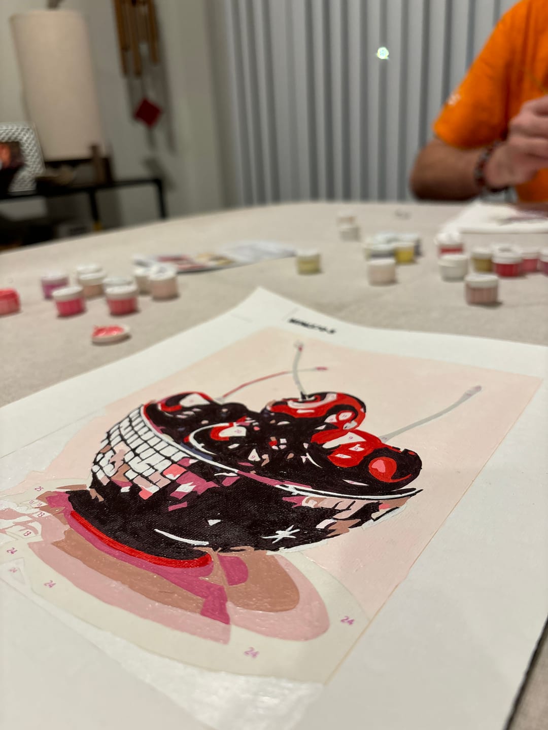 Customer photo review of 6 Mini Paintings - Disco Fruit Set