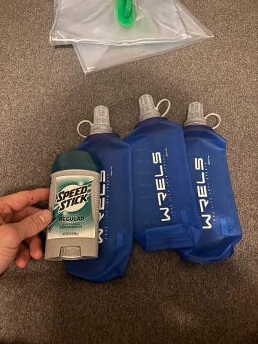Recensione con foto di un cliente su HeroX RunBottle - Borraccia