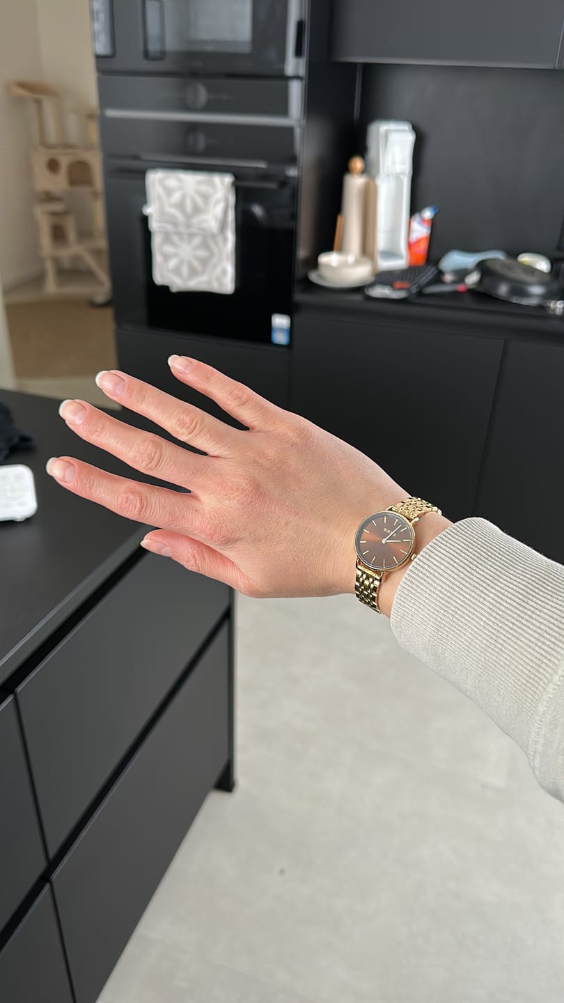 Customer photo review of Ruby Petite Gold Brown