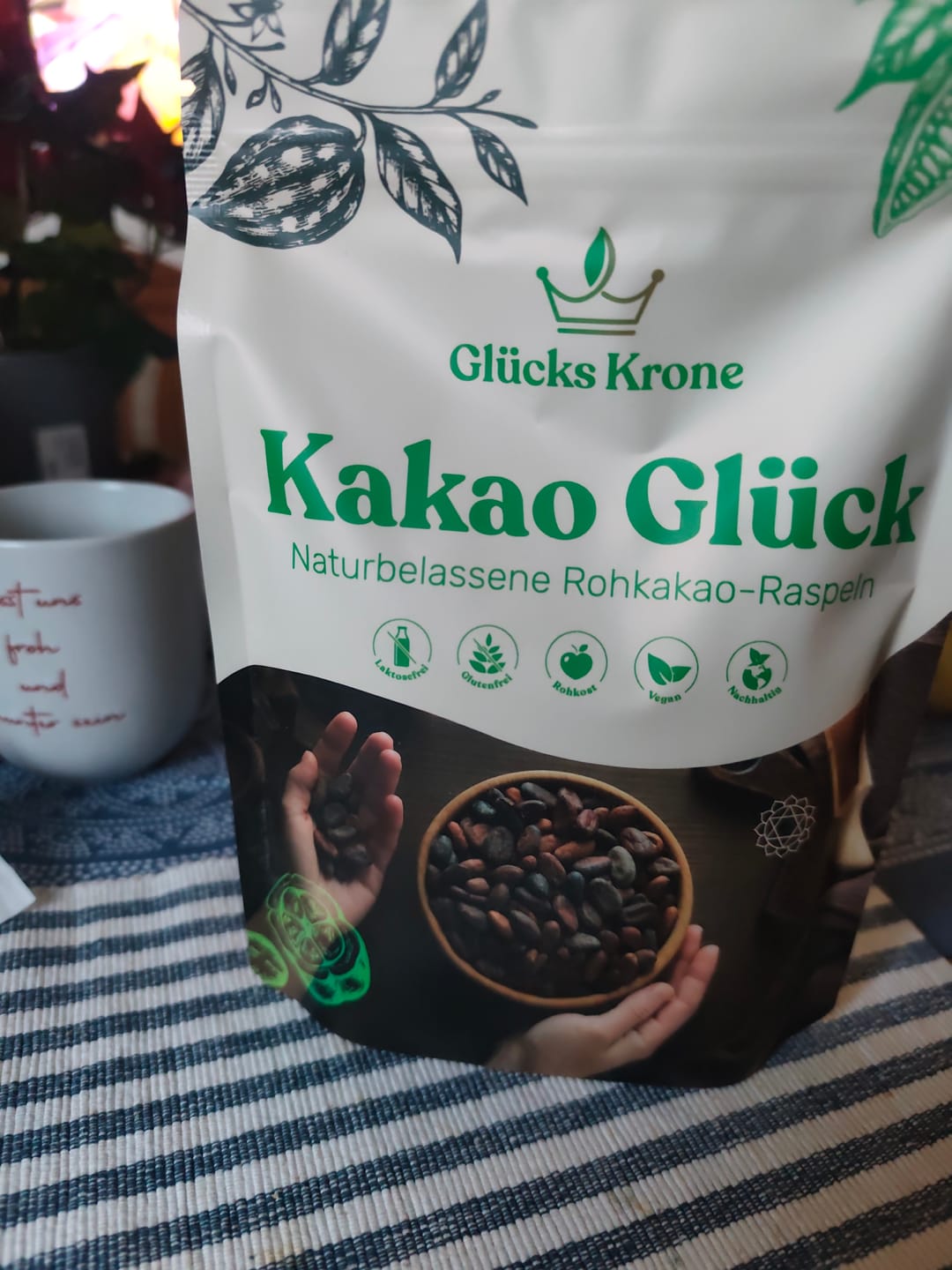 Customer photo review of Bio Kakao Glück (100% Bio Roh Kakao) - 250g