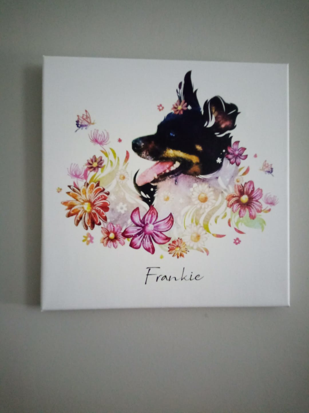 Customer photo review of Flowerpup Custom Pet Portrait (Humans too!)
