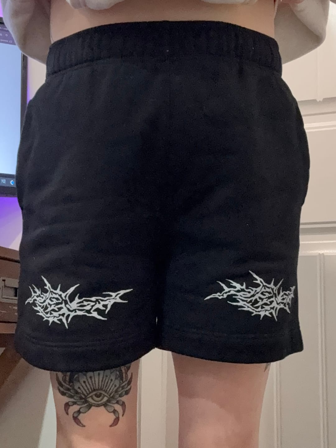 Customer photo review of Thorn Relaxed Track Shorts