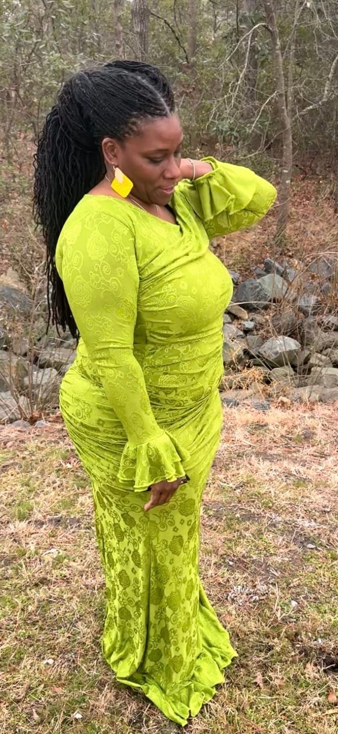 Customer photo review of Aria Sculpt Dress