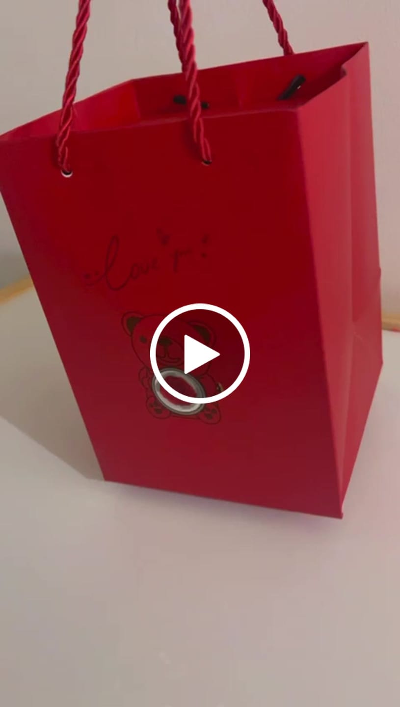 Customer video review of Eternal Rose Bear & Personalized Necklace