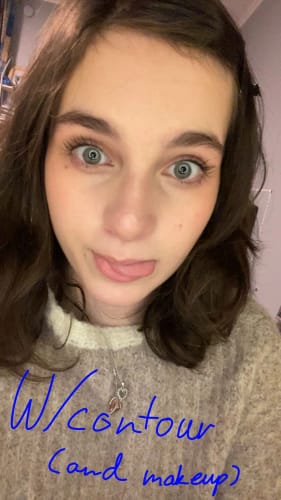 Customer photo review of Out of Office Contour & Highlight Duo Pencil (+sharpener）